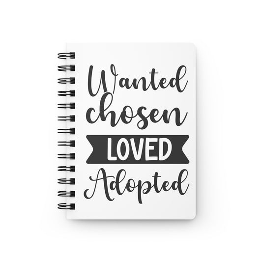 Spiral Bound Journal with Inspirational Quote - Perfect for Writing, Reflecting, Gifts, Adoption Celebrations, Personal Growth