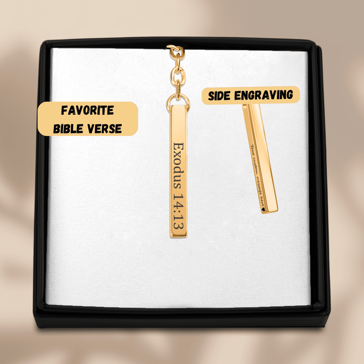 Bible Verse Keychain