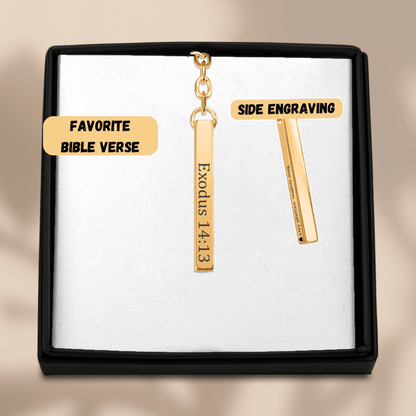 Bible Verse Keychain